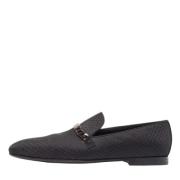 Pre-owned Satin flats Louis Vuitton Vintage , Black , Heren