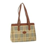 Pre-owned Leather totes Burberry Vintage , Multicolor , Dames