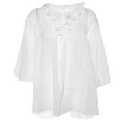 Pre-owned Cotton tops Chloé Pre-owned , White , Dames