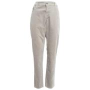 Pre-owned Corduroy jeans Armani Pre-owned , Beige , Dames