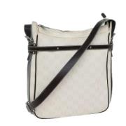 Pre-owned Leather shoulder-bags Loewe Pre-owned , White , Dames