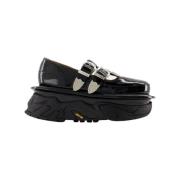 Leather flats Toga Pulla , Black , Dames