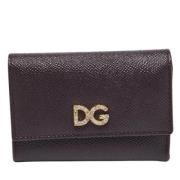 Pre-owned Leather wallets Dolce & Gabbana Pre-owned , Brown , Dames