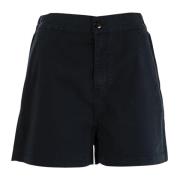 Dames Navy Blue Shorts Outlet Prijs Sun68 , Blue , Dames