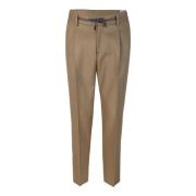 Bruine Chino Broek met Zakken Lubiam , Brown , Heren