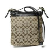 Pre-owned Fabric shoulder-bags Coach Pre-owned , Beige , Dames