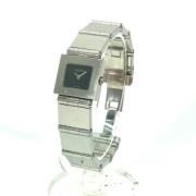 Pre-owned Stainless Steel watches Gucci Vintage , Black , Dames