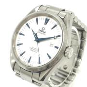 Pre-owned Stainless Steel watches Omega Vintage , White , Heren