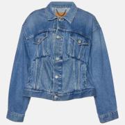 Pre-owned Denim tops Balenciaga Vintage , Blue , Dames