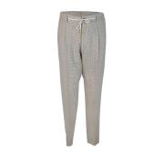 Chino Broek met Elastische Taille Lubiam , Gray , Heren