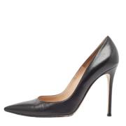 Pre-owned Leather heels Gianvito Rossi Pre-owned , Black , Dames