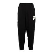 Sportieve katoenen sweatpants voor mannen Fila , Black , Heren