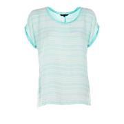 Sportieve Crop Top Blauw Outlet Prijs Tommy Hilfiger , Blue , Dames