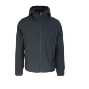 Zwarte softshell jas met capuchon Colmar , Black , Heren