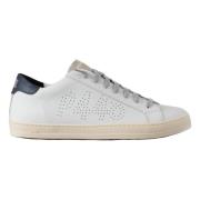 Urban Style Sneakers in Wit Suède P448 , White , Heren