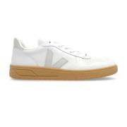 Sneakers V-10 Leer Veja , White , Heren