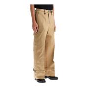 Cargo-geïnspireerde chino-broek Sacai , Beige , Heren