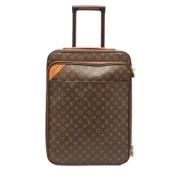 Pre-owned Coated canvas travel-bags Louis Vuitton Vintage , Brown , Da...