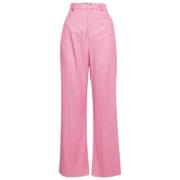 Pre-owned Cotton bottoms Jacquemus Pre-owned , Pink , Dames