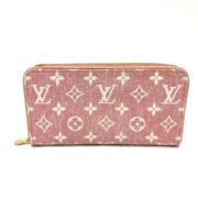 Pre-owned Fabric wallets Louis Vuitton Vintage , Pink , Dames