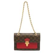 Pre-owned Leather louis-vuitton-bags Louis Vuitton Vintage , Red , Dam...