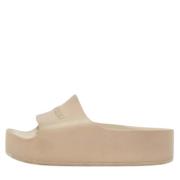 Pre-owned Rubber sandals Balenciaga Vintage , Beige , Dames