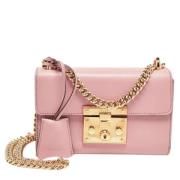 Pre-owned Leather gucci-bags Gucci Vintage , Pink , Dames