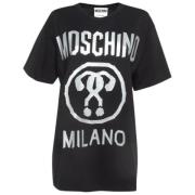 Pre-owned Cotton tops Moschino Pre-Owned , Black , Dames