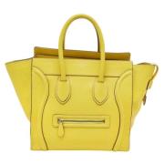 Pre-owned Leather celine-bags Celine Vintage , Yellow , Dames