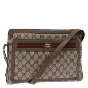 Pre-owned Leather gucci-bags Gucci Vintage , Beige , Dames