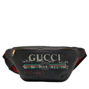 Pre-owned Leather gucci-bags Gucci Vintage , Black , Dames