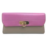 Pre-owned Leather wallets Salvatore Ferragamo Pre-owned , Beige , Dame...