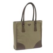 Pre-owned Canvas handbags Prada Vintage , Brown , Dames