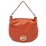 Pre-owned Leather handbags Michael Kors Pre-owned , Orange , Dames