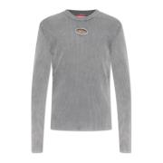 Ribbed Top Diesel , Gray , Heren