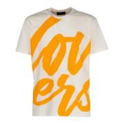 Modieuze Heren T-Shirt Collectie Liu Jo , Yellow , Heren