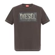 T-shirt T-Adjust-Q1 Diesel , Gray , Heren