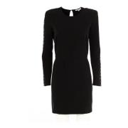 Elegante Zwarte Cocktailjurk Patrizia Pepe , Black , Dames