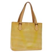 Pre-owned Leather handbags Louis Vuitton Vintage , Beige , Dames