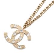 Pre-owned Metal chanel-jewelry Chanel Vintage , Yellow , Dames