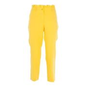 Dames Capri Broek Abrikoos/Geel Zomer Stijl Fracomina , Yellow , Dames