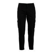 Cargo Broek Zomer Zwart Katoen Liu Jo , Black , Heren