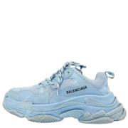 Pre-owned Mesh sneakers Balenciaga Vintage , Blue , Dames