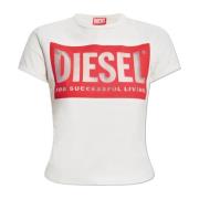 T-shirt T-Malun Diesel , Beige , Dames