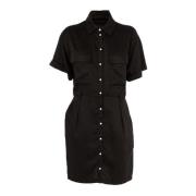 Elegante Cocktailjurk voor vrouwen Patrizia Pepe , Black , Dames