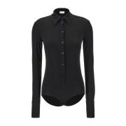 Stijlvolle Top met Maglie Design Sportmax , Black , Dames