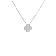 Pre-owned White Gold necklaces Van Cleef & Arpels Pre-owned , Gray , D...