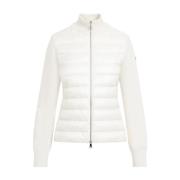 Tricot Cardigan in Wit Moncler , White , Dames