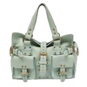 Pre-owned Leather shoulder-bags Mulberry Pre-owned , Green , Dames