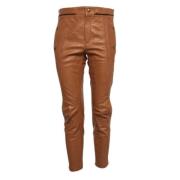 Pre-owned Leather bottoms Chloé Pre-owned , Brown , Dames